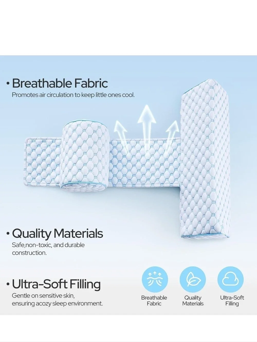 NIB Baby Wedge Pillow Sleeping Helper Nursing
